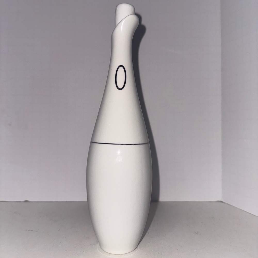 Vintage Wallace Silver Line Fine Porcelain Oil Cruet with Stopper